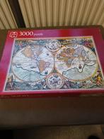 Legpuzzel Wereldkaart 3000 stukjes, Ophalen of Verzenden, Meer dan 1500 stukjes, Gebruikt, Legpuzzel