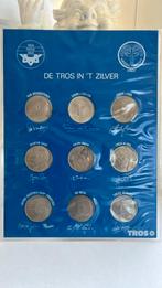 Tros in ‘t zilver muntenverzameling met 9 munten, Postzegels en Munten, Ophalen, Koningin Wilhelmina, Zilver