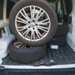 Winterbanden 225/50/17+ lichtmetalen velgen+sneeuwkettingen, Auto-onderdelen, Banden en Velgen, Ophalen, Gebruikt, Banden en Velgen
