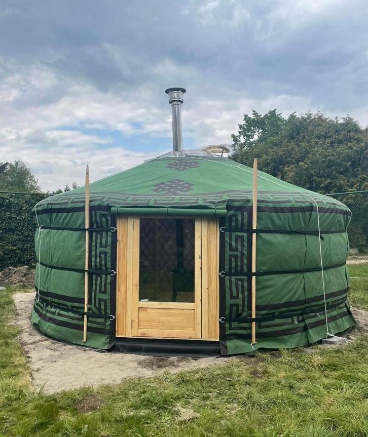 Buitendoeken voor yurts - traditioneel Mongools en duurzaam, Caravans en Kamperen, Tenten, Nieuw, Ophalen