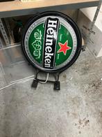 Heineken Reclamebord met Verlichting, Ophalen, Gebruikt, Reclamebord, Plaat of Schild, Heineken