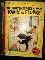 1e druk Kwik en Flupke Herge 7e Reeks, Boeken, Ophalen of Verzenden