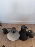 2x Ikea Hektar Hanglamp - Diameter 22cm, Ophalen, Zo goed als nieuw, Metaal, Minder dan 50 cm