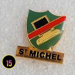 Pin St Michel, Verzamelen, Verzenden, Gebruikt, Overige onderwerpen
