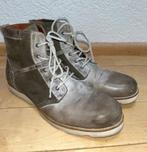 Yellowcab heren boots maat 49 vetersluiting mosgroen taupe, Verzenden, Boots, Yellowcab, Zo goed als nieuw