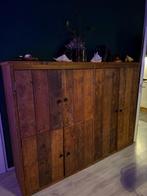 Grote steiger houten kast 200x148x49,5, Ophalen, Zo goed als nieuw, 25 tot 50 cm