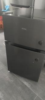 koelkast met vriezer ,tafelmodel,zwart, Ophalen, Minder dan 85 cm, Met vriesvak, Minder dan 75 liter