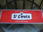 Barmat / biermat / dripmat St Louis kriek bier, z.g.a.n., Verzamelen, Ophalen of Verzenden, Zo goed als nieuw, Reclamebord, Plaat of Schild