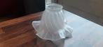 Witte glazen lampenkap, Ophalen, Zo goed als nieuw, Overige vormen, Minder dan 25 cm