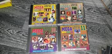Te koop 4cds Megahits top50  1995  vol 6 , 9 ,10 , 11 beschikbaar voor biedingen