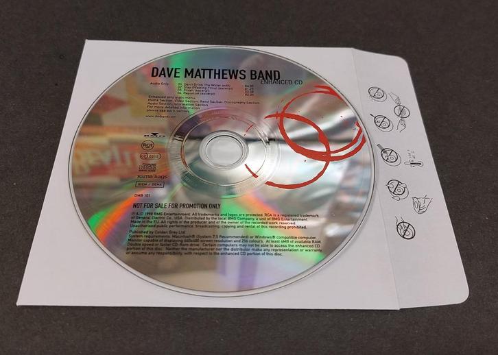 Dave Matthews Band PROMO ENHANCED CD Don't drink the water, Cd's en Dvd's, Cd's | Pop, Zo goed als nieuw, 2000 tot heden, Verzenden