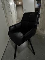 Leren Draaistoel Giga Meubel, Ophalen, Gebruikt, Zwart, Leer