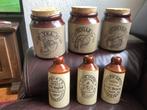 Stoneware Pearsons voorraad potten , bier kruikjes, Ophalen of Verzenden, Zo goed als nieuw, Overige materialen, Pot, Bus of Blik