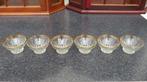 Set van 6 Bowl schaaltjes kristal., Ophalen of Verzenden