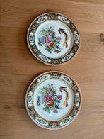 Twee stuks handbeschilderde chinese borden, Antiek en Kunst, Antiek | Wandborden en Tegels, Ophalen of Verzenden