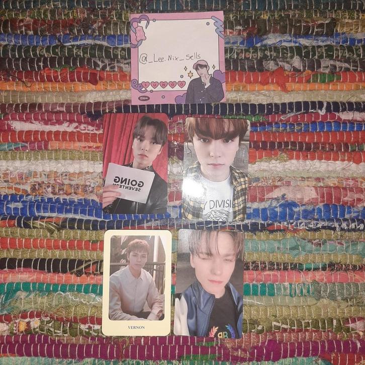 Seventeen vernon photocards set voor €20 ( kpop ), Cd's en Dvd's, Cd's | Wereldmuziek, Zo goed als nieuw, Aziatisch, Ophalen of Verzenden