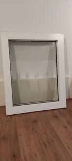 Kunststof kozijn - Dubbelglas - 100 x 81cm, Doe-het-zelf en Verbouw, Glas en Ramen, Ophalen, Gevelraam of Ruit, Gebruikt, 80 tot 120 cm