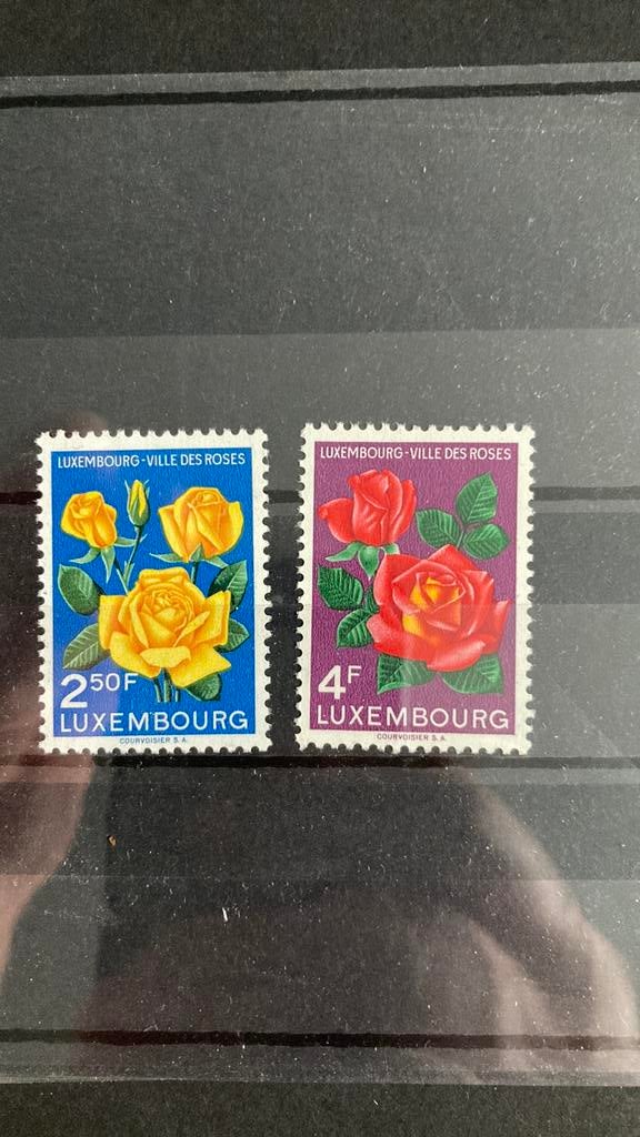 Luxemburg vijf 49/50 bloemen post fris/810, Ophalen of Verzenden, Dier of Natuur
