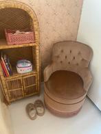 Vintage boudoir stoeltje, Ophalen, Zo goed als nieuw, Stoel(en)