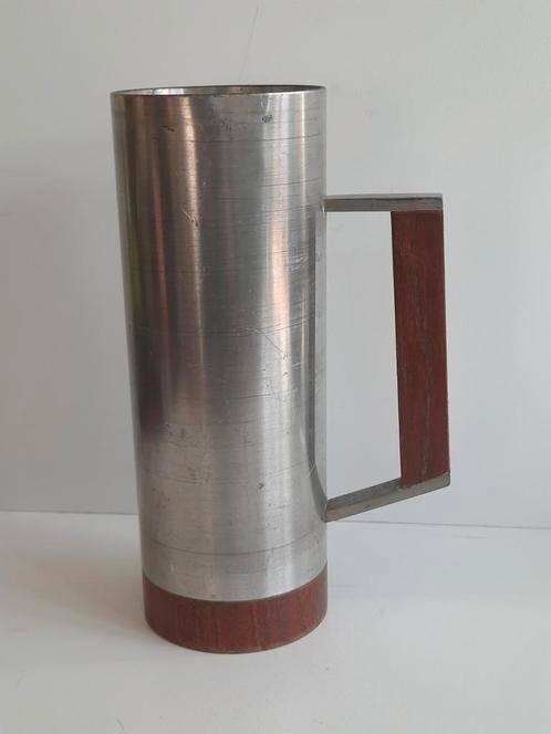Royal Selangor tinnen bierpul - mok met houten greep, Antiek en Kunst, Antiek | Tin, Ophalen of Verzenden