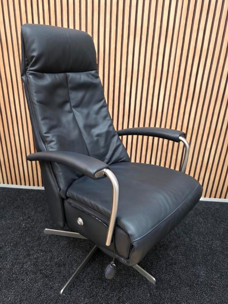 Relaxfauteuil ster leer XL Prominent verstelbaar, Huis en Inrichting, Fauteuils, Ophalen of Verzenden