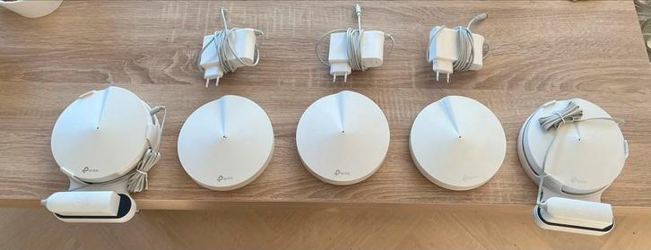 5 TP-Link deco M9Plus wifi signaalversterkers, Computers en Software, WiFi-versterkers, Zo goed als nieuw, Ophalen of Verzenden