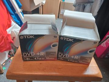 19 recordable dvd's