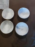 Bakjes marmeren design set van  9 stks, Ophalen of Verzenden, Zo goed als nieuw, Glas of Kopje
