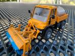 Unimog met veegmachine modelauto, Hobby en Vrije tijd, Ophalen of Verzenden, Gebruikt, Auto, Overige merken