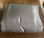 Damai zilver grijs glanzend sprei 270 x 280, Ophalen, Overige typen, Tweepersoons, Zo goed als nieuw