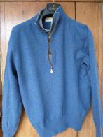 Blauwe, merino wollen trui mt M  Artu Napoli, Ophalen of Verzenden, Zo goed als nieuw, Maat 48/50 (M), Blauw