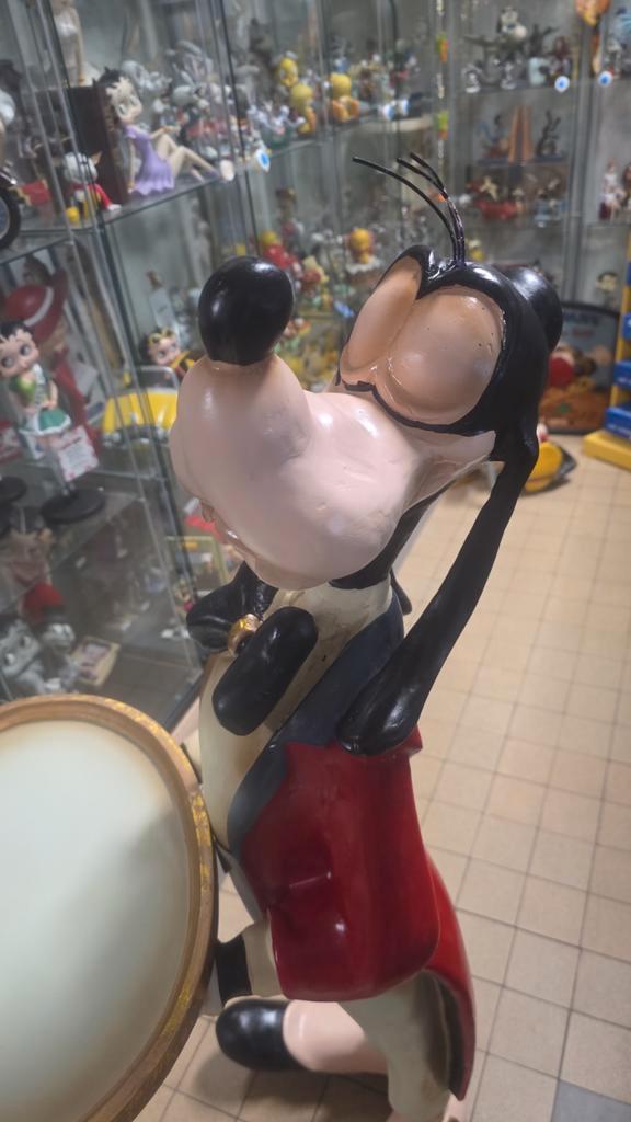 Goofy Beeld met Dienblad - Decoratief, Verzamelen, Disney, Gebruikt, Goofy of Pluto, Ophalen