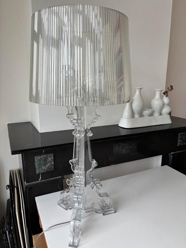 Lamp Bourgie van Kartell, Ferruccio Laviani - transparant, Huis en Inrichting, Lampen | Tafellampen, Zo goed als nieuw, 75 cm of meer