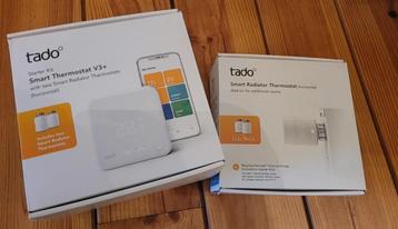 Tado V3+ slimme thermostaat + 4x radiatorknoppen beschikbaar voor biedingen