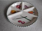 Bord nr 2 22x20 cm. 5 vakken Ovaal Made in Italy, Huis en Inrichting, Keuken | Servies, Keramiek, Ophalen of Verzenden, Zo goed als nieuw