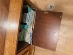 Houten Dressoir, Huis en Inrichting, Kasten | Dressoirs, Ophalen, Gebruikt, 100 tot 150 cm, 25 tot 50 cm