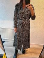 Supertrash Midi blouse Jurk - M - zwart wit - panter - zara, Maat 38/40 (M), Supertrash, Zwart, Ophalen of Verzenden