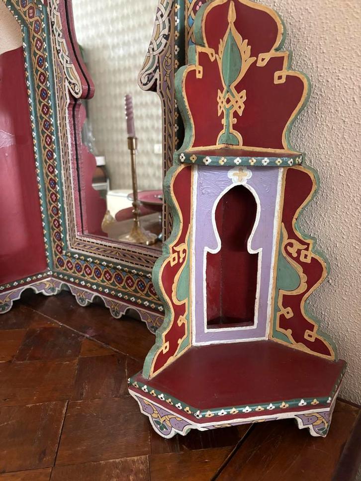 Unieke Marokkaanse Spiegel, Huis en Inrichting, Woonaccessoires | Spiegels, Zo goed als nieuw, 75 tot 100 cm, Minder dan 100 cm