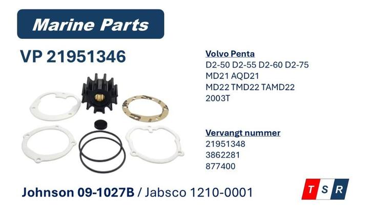 Impeller 21951346 voor Volvo Penta, Watersport en Boten, Accessoires en Onderhoud, Nieuw, Motor en Techniek, Ophalen of Verzenden