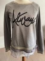 Liu Jo sweater grijs met gouden details, Ophalen of Verzenden, Zo goed als nieuw, Maat 34 (XS) of kleiner, Grijs