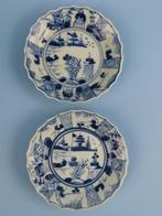 Twee Kangxi porseleinen schoteltjes - gaaf -  9.8 cm diam., Antiek en Kunst, Antiek | Porselein, Ophalen of Verzenden