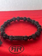 Rebel & rose natuurstenen armband black, Ophalen of Verzenden, Nieuw, Overige materialen