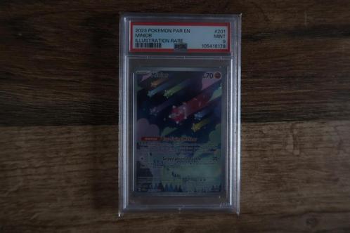 Minior IR paradox rift #201 PSA9, Hobby en Vrije tijd, Verzamelkaartspellen | Pokémon, Nieuw, Losse kaart, Ophalen of Verzenden