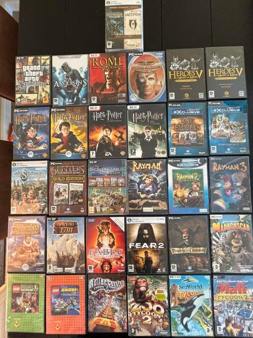 Retro PC Games - GTA, Age of Empires, The Settlers & meer!, Spelcomputers en Games, Games | Pc, Zo goed als nieuw, 1 speler, Vanaf 3 jaar