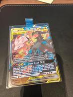 Reshiram & Zekrom GX - Zeldzame Pokémonkaart!, Ophalen of Verzenden, Zo goed als nieuw, Losse kaart