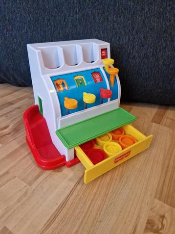 Fisher-Price kassa met 6 muntjes.. zo goed als nieuw! beschikbaar voor biedingen