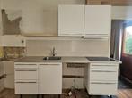 Brugman Keukenblok, Huis en Inrichting, Keuken | Complete keukens, Gebruikt, Wit, Enkelwandige keuken, Ophalen of Verzenden