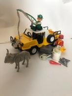 Playmobil spanje Famobil savanne jeep gnoe, Ophalen of Verzenden