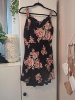 Zwarte jurk met roze bloemen – Only, maat L, Maat 38/40 (M), Zwart, Ophalen of Verzenden, Zo goed als nieuw