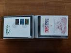 FDC Liechtenstein, 92 x eerste dag covers, map insteekbladen, Ophalen of Verzenden, Onbeschreven, Europa